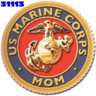 Click to order printed t-shirt 31113... US Marine Corps Mom