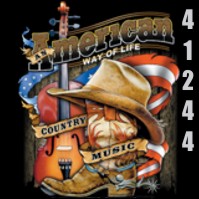 Click to order printed t-shirt 41244... An American Way of Life Country Music