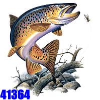 Click to order printed t-shirt 41364... Brown Trout